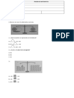 Prueba Matemática