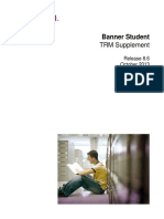 Banner Student Technical Reference Manual Supplement 8.6