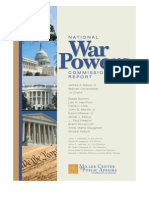 War Powers Commission Report