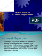 Visum Et Repertum: DR, Zaenal Sugiyantomkes