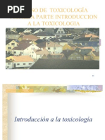 Primera presentación de Toxicologia Generalidades