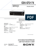 Manual Sony CDX-GT217X Ver. 1.1