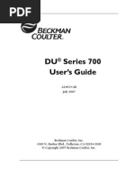 DU Series 700 User's Guide: A24014-AB July 2007