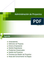 Administración de Proyectos-Introducción