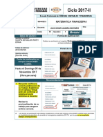 Matematicas Financieras i - 2017-2