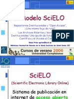 El Modelo Scielo: Elena Primo Eprimo@Isciii - Es Biblioteca Nacional de Ciencias de La Salud-Instituto de Salud Carlos Iii