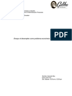 Ensayo El Desempleo Como Problema Económico Sociológico