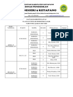 Daftar Hadir Pengawas