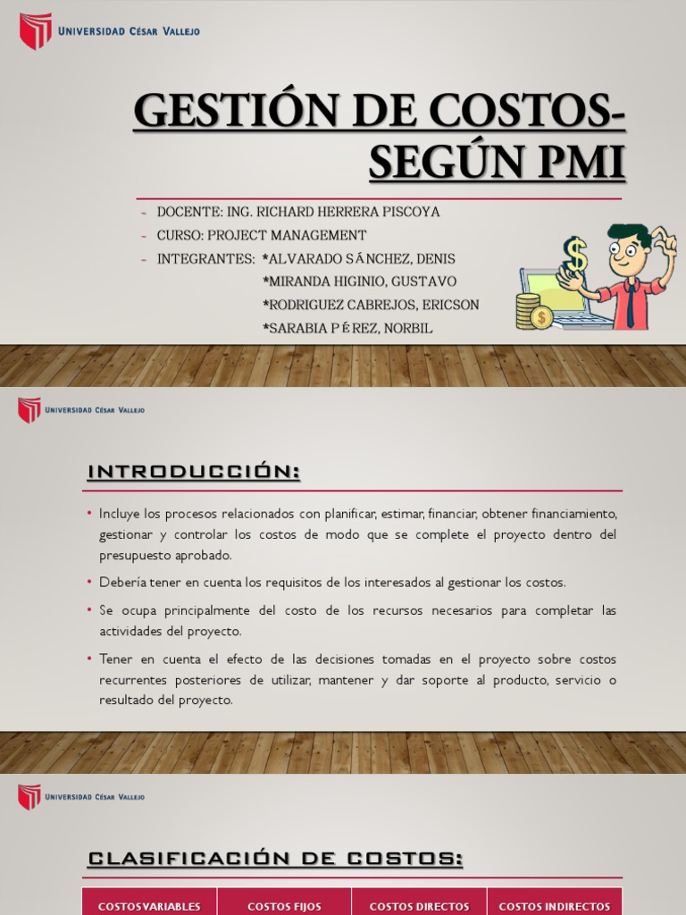 Gestión de Costos en Proyectos | PDF | Presupuesto | Software