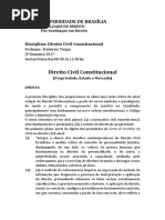 Programa Direito Civil Constitucional - Propriedade, Estado e Mercado