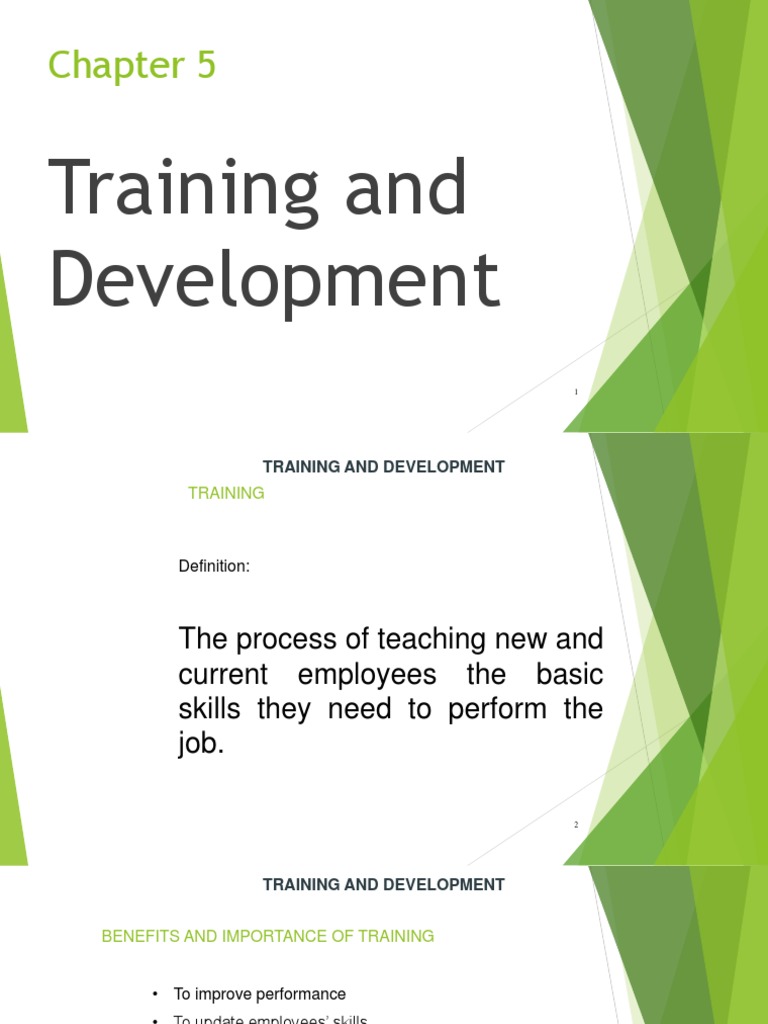 Hrm533 c5 Training and Development | PDF | Mentorship | Learning