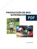 Producción de Biol Supermagro