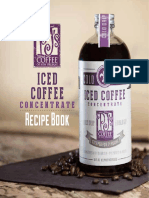 PJs Coffee Iced Coffee Concentrate Recipe Booklet
