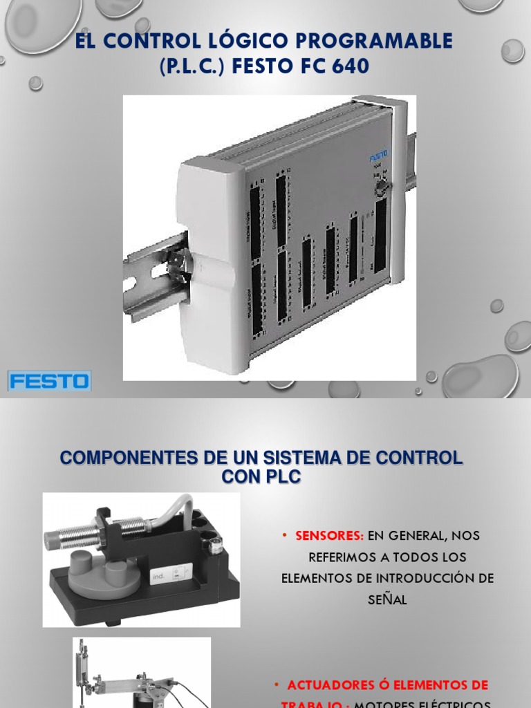 Control Lógico Festo FC 640 | PDF | Controlador lógico programable | Poco