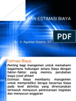 Analisis Dan Estimasi Biaya Pertemuan 1