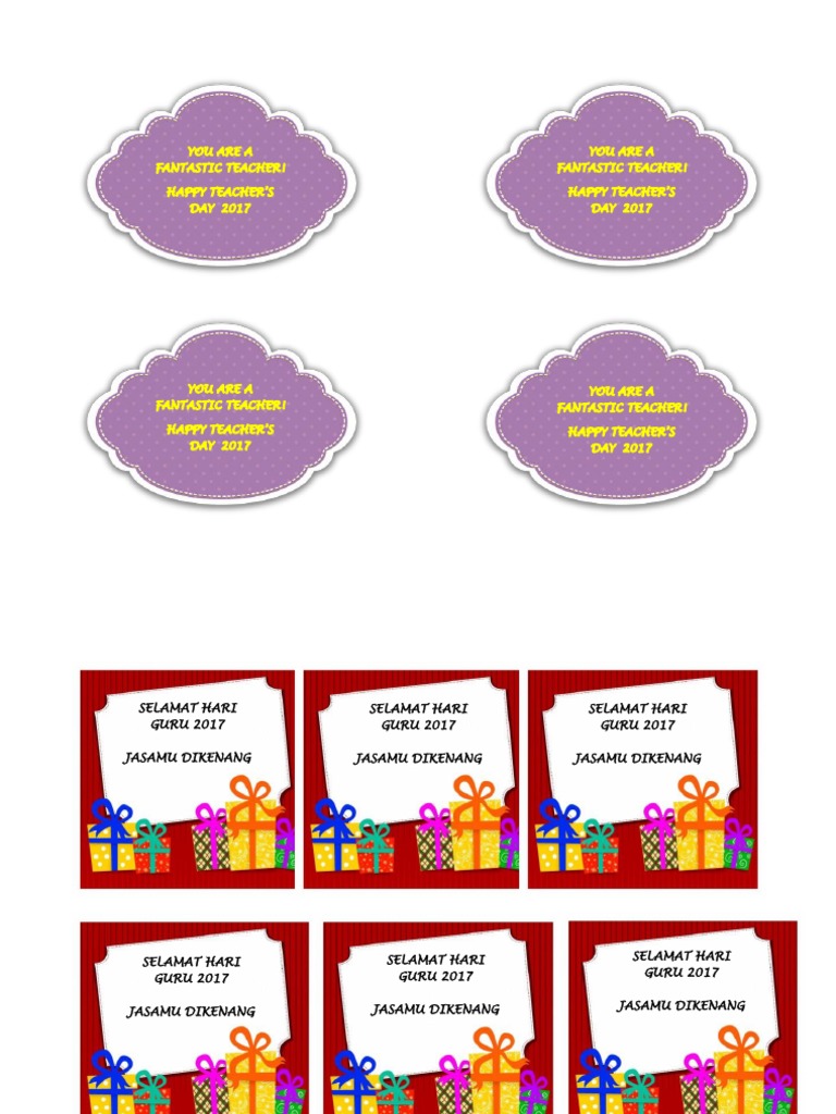 Label Hadiah Hari Guru