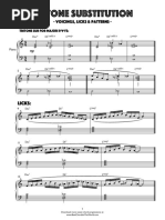 Tritone Substitution Sheet Music