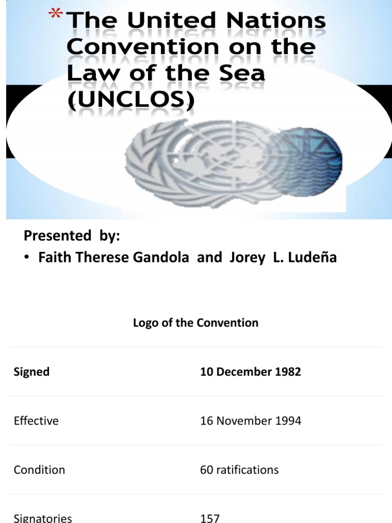 United Nation Convention of The Law of The Sea | PDF | United Nations ...