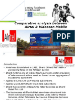 Comparative Analysis Between Airtel & Videocon Mobile Services