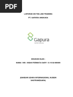 Download LAPORAN ON THE JOB TRAINING INDAHdocx by AldriSatriaGusmon SN363603235 doc pdf
