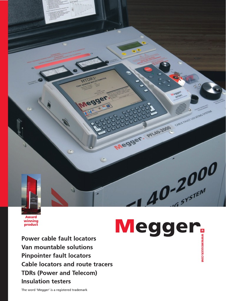 Megger Cable Fault 80071 en | PDF | Insulator (Electricity) | Direct ...