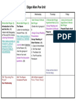 Poe Unit Week Schedule