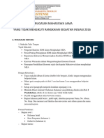 Penugasan Mahasiswa Yang Tidak Mengikuti Rangkaian Kegiatan Inisiasi 2016