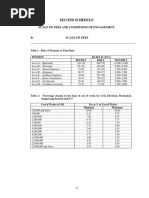 Second Schedule: Scale of Fees and Conditions of Engagement