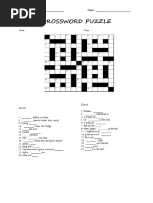 Crossword Puzzle 2