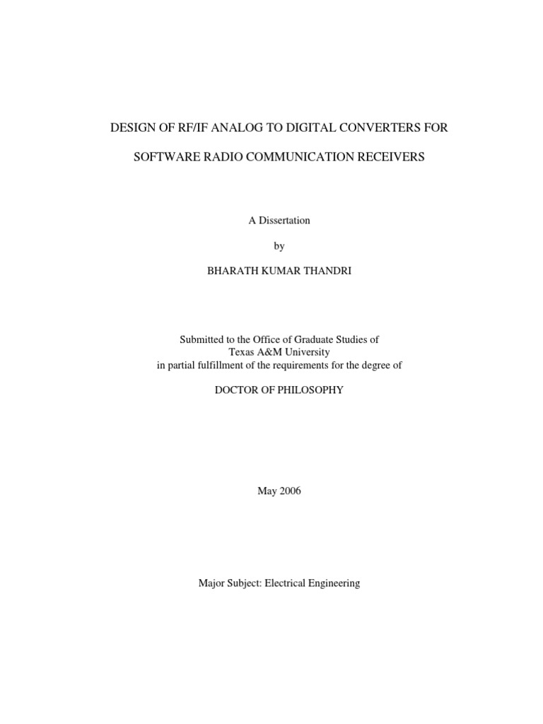 Rfadc | PDF | Analog To Digital Converter | Software Defined Radio