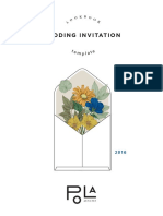 Wedding Invitation: Template