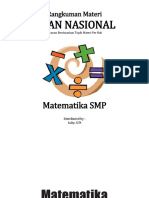 Rangkuman Materi Matematika SMP