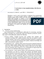 Quantifying Bene® Ts of Conversion To Lean Manufacturing With Discrete Event Simulation: A Case Study