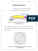 Principles of Operation: Figure 2.1: Diagram Showing Flap (Control Surface) Is Articulation To Change The Angle of Attack