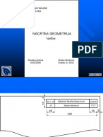 Vjezba 1 Nacrtna Geometrija Masinski Fakultet PDF