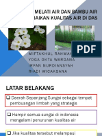 Penelitian Melati Air Dan Bambu Air Untuk Perbaikan Kualitas Air Di Das