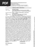 Audiência preliminar arquivamento