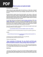Download What to Pray on Laylat Al-Qadr by Mohammed Z A Shakeel SN36362351 doc pdf