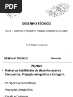 (20170924181844)A6 - Exercícios - Perspectiva - Projeção Ortográfica - Cotagem