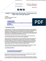 Design and Construction of Raceways and Other Flow-Through Systems