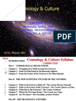 Cosmology & Culture