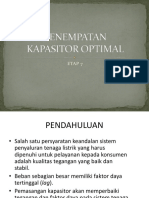 Penempatan Kapasitor Optimal