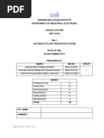 German Malaysian Institute Department of Industrial Electronic