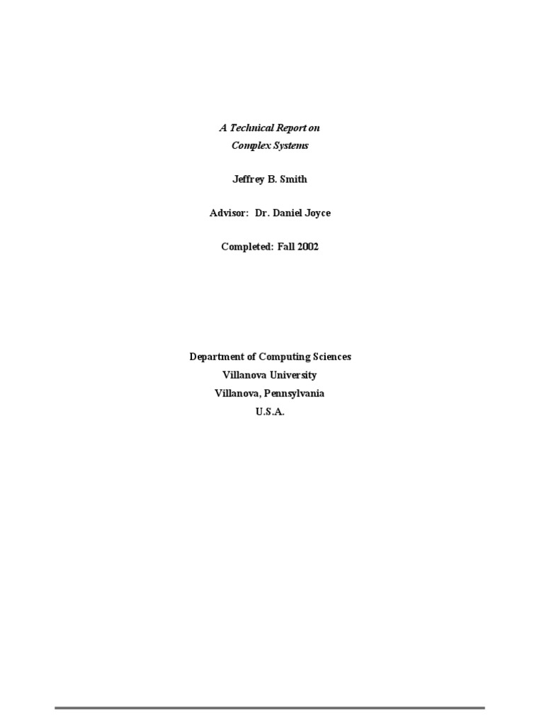 Overview of Complex Systems Science | PDF | Complex Systems | Chaos Theory