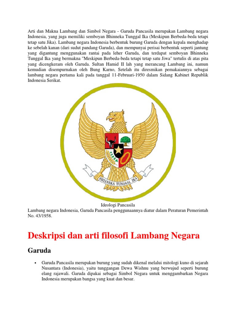 02. Arti Dan Makna Lambang Dan Simbol Negara