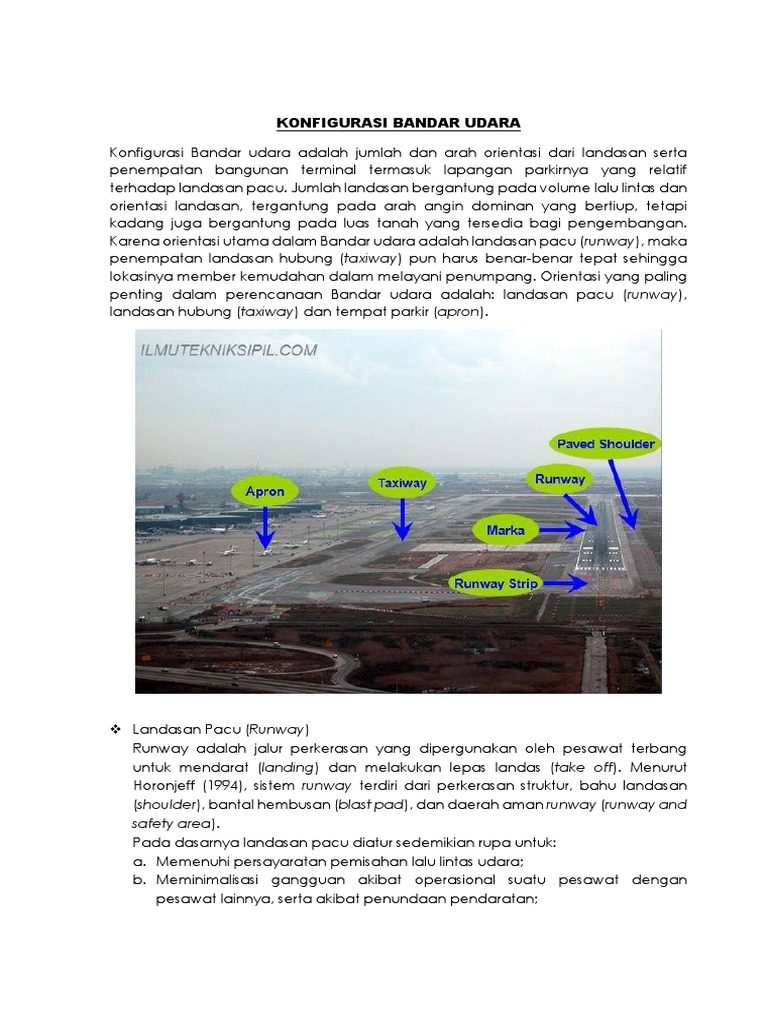 Konfigurasi Bandar Udara Tugas 3 | PDF