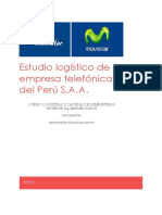 Estudio Logístico de La Empresa Telefónica Del Perú S