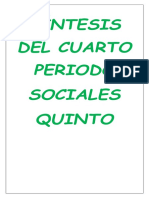 Sintesis Del 4 Periodo Sociales