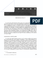 Objecciones A La Teoría Del Capital Humano PDF