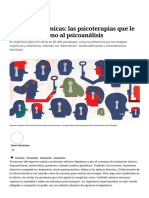 Breves y Dinámicas: Las Psicoterapias Que Le Disputan Terreno Al Psicoanálisis